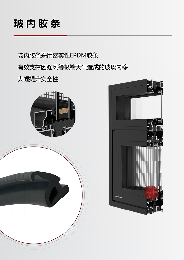 紗 悦启LS-98窗纱一体内开窗_河北莱盾门窗制造有限公司